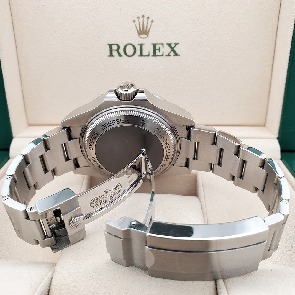 Rolex Sea-Dweller Deepsea 44mm D-Blue James Cameron Dial Steel Oyster Watch 126660 Box Papers - Image 6