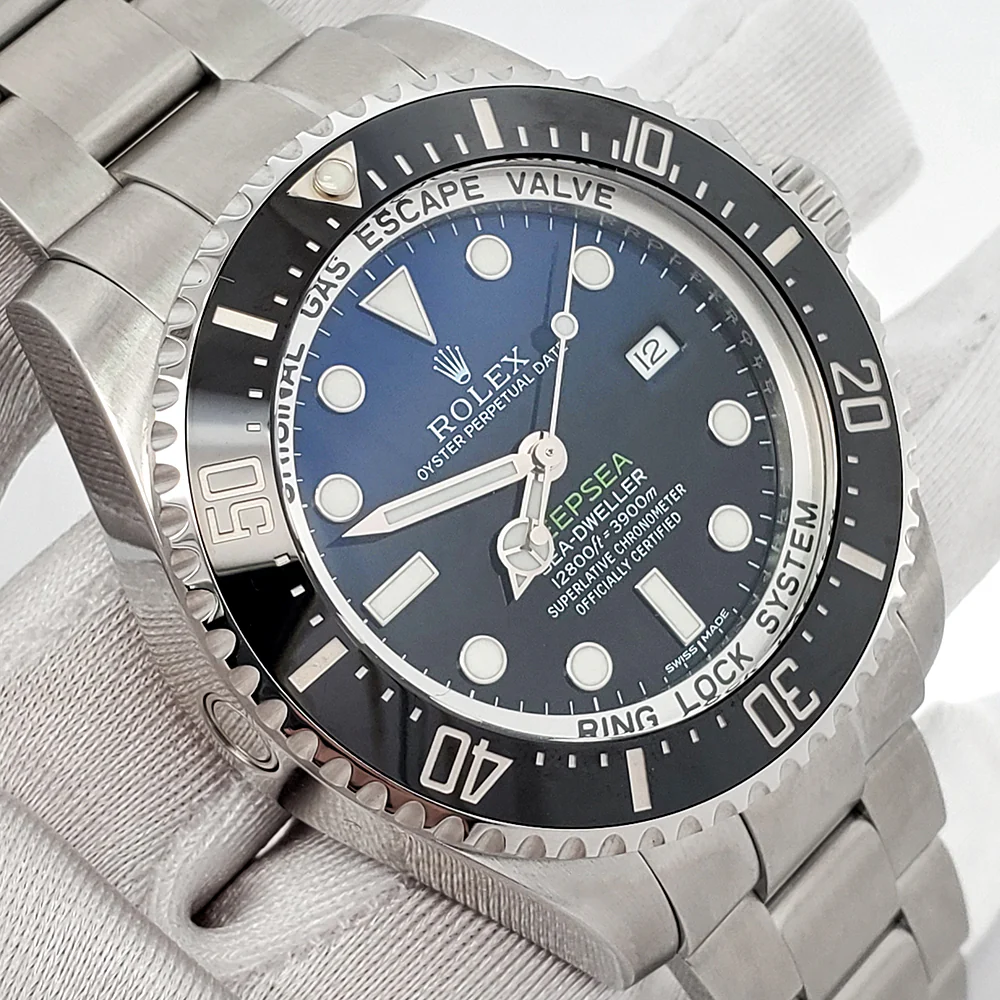 Rolex Sea-Dweller Deepsea 44mm D-Blue James Cameron Steel Oyster Watch 116660 Box Papers - Image 3
