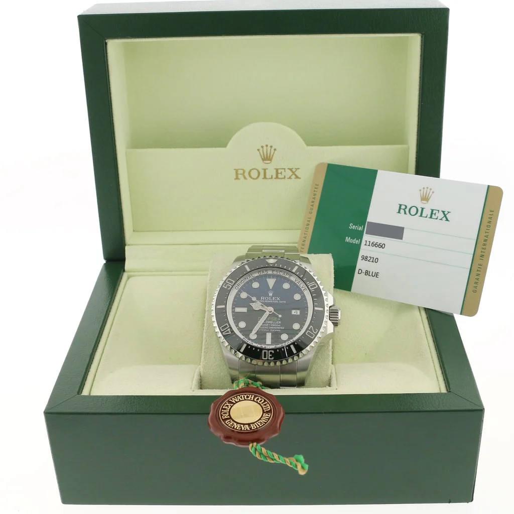 Rolex Sea-Dweller DeepSea James Cameron 44mm Ceramic Bezel D-Blue Dial Automatic Stainless Steel Mens Oyster Watch 116660 - Image 3