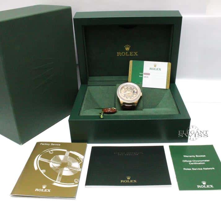 Rolex Sky-Dweller 18K Everose Gold Chocolate Sunray Dial 42MM Automatic Mens Watch 326135 - Image 2