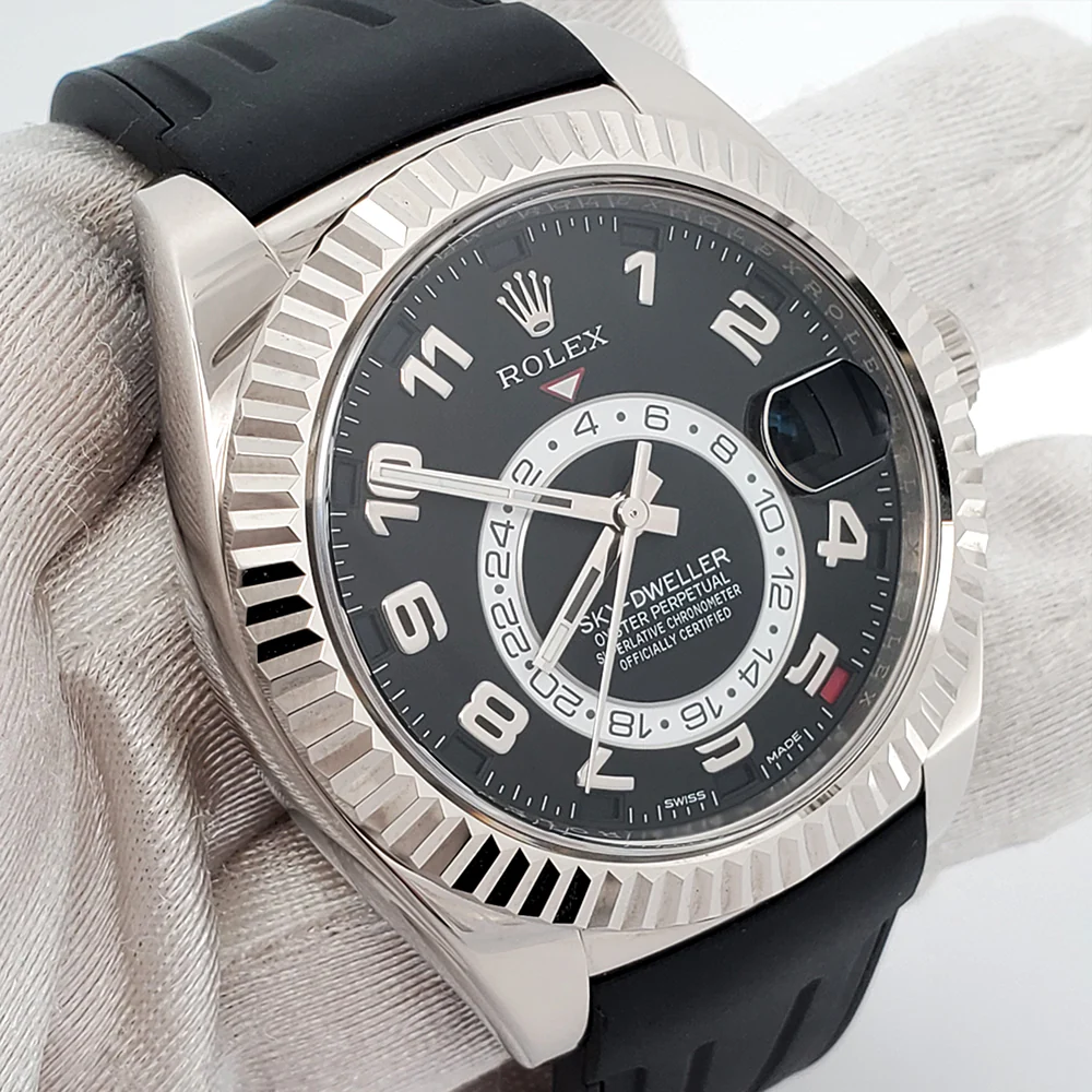 Rolex Sky-Dweller 42mm 326139 Black Dial White Gold Watch - Image 2