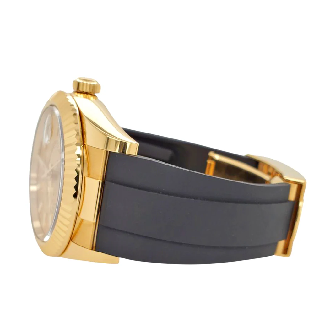 Rolex Sky-Dweller 42mm 326238 Champagne Dial Oysterflex Strap Yellow Gold Watch 2022 Box Papers - Image 4