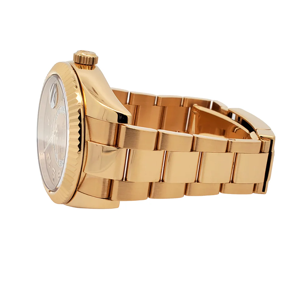 Rolex Sky-Dweller 42mm 326938 Champagne Sunray Arabic Dial Yellow Gold Watch Box Papers - Image 4