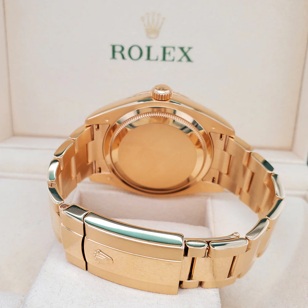 Rolex Sky-Dweller 42mm 326938 Champagne Sunray Arabic Dial Yellow Gold Watch Box Papers - Image 5