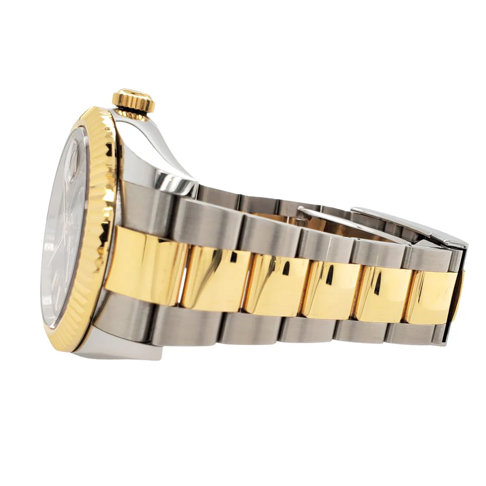 Rolex Sky-Dweller 42mm Black Dial Yellow Gold/Steel Watch 326933 Box Papers - Image 4
