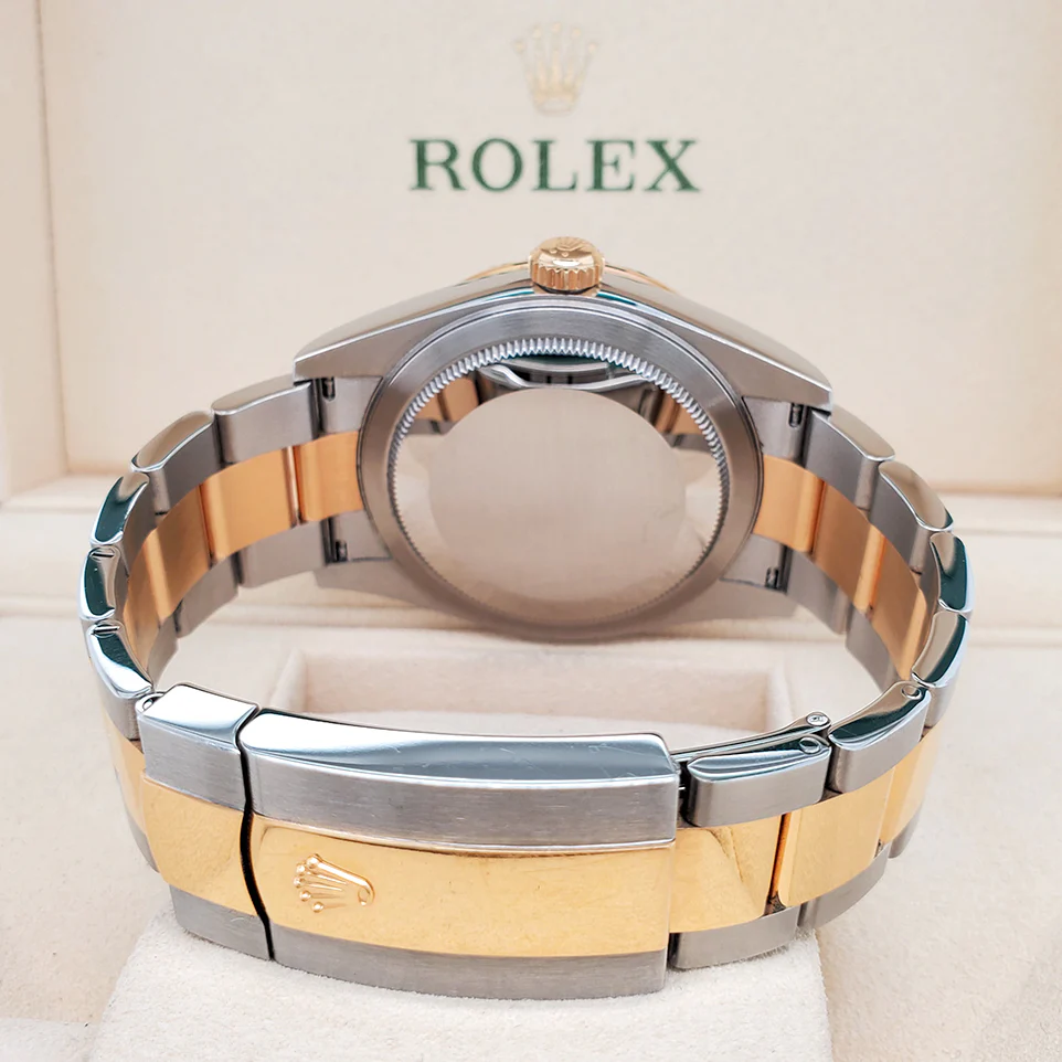 Rolex Sky-Dweller 42mm Black Dial Yellow Gold/Steel Watch 326933 Box Papers - Image 5
