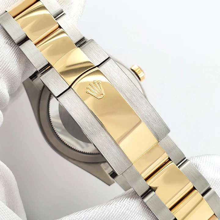 Rolex Sky-Dweller 42mm Champagne Dial Yellow Gold/Steel Watch 326933 Box Papers - Image 4