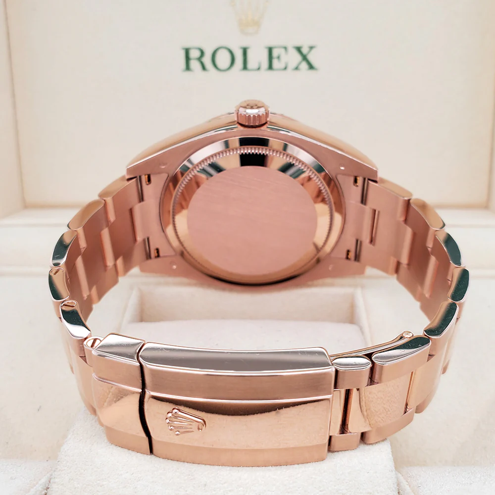 Rolex Sky-Dweller 42mm Dark Rhodium Index Dial 18K Rose Gold Oyster Watch 326935 - Image 5