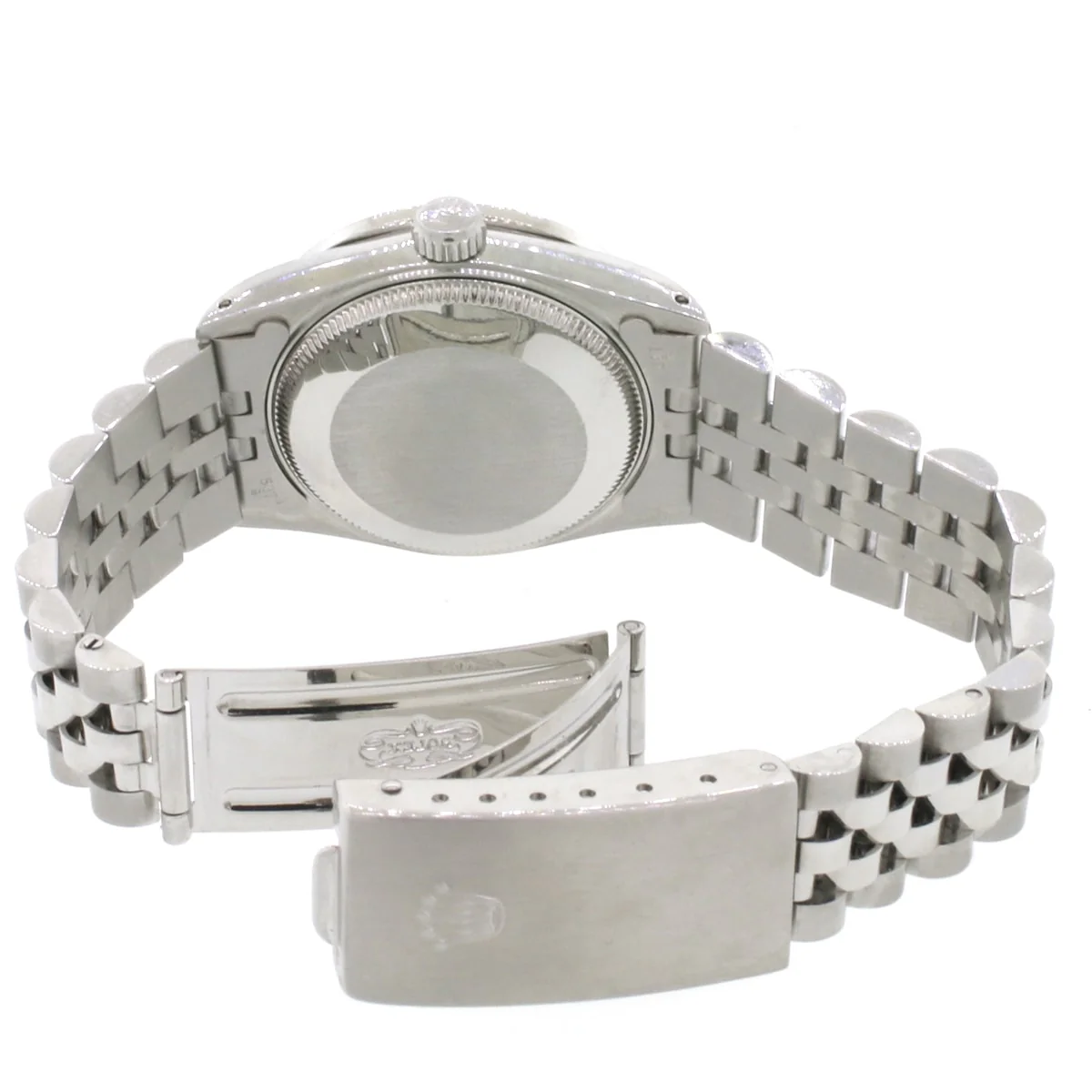 Rolex SS 31mm Factory Diamond Dial Automatic Jubilee Watch 68274 w/Custom Diamond Bezel - Image 7