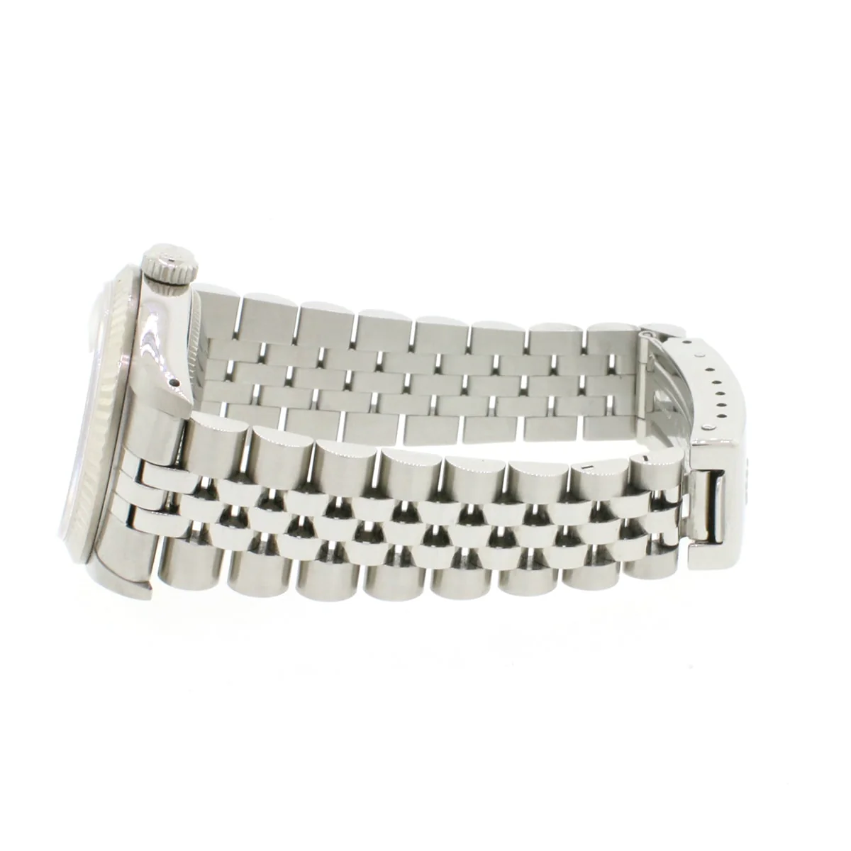 Rolex Datejust 31mm Silver Index Dial/White gold fluted bezel Jubilee steel Watch 68274 - Image 4