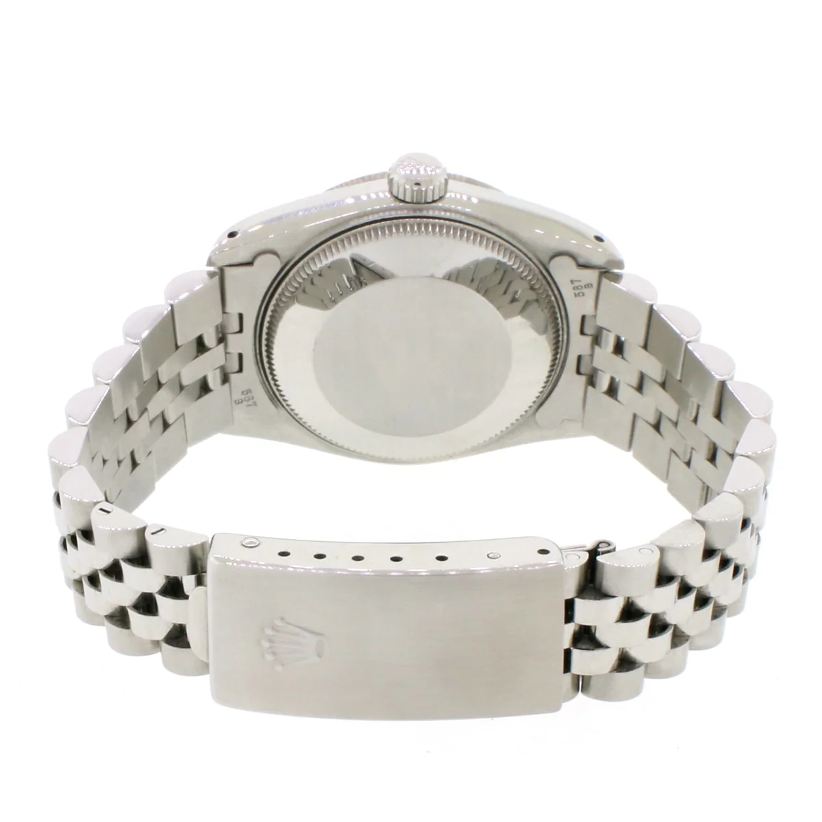 Rolex Datejust 31mm Silver Index Dial/White gold fluted bezel Jubilee steel Watch 68274 - Image 5