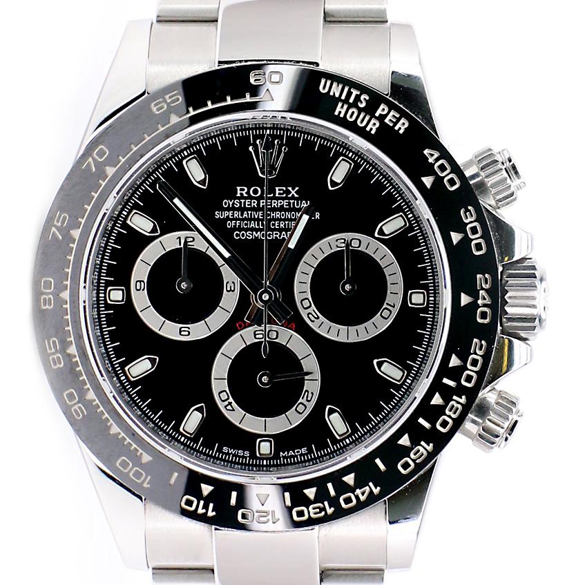 Rolex Steel Cosmograph Daytona 40mm Watch - Black Index Dial - 116500LN bk - Image 2