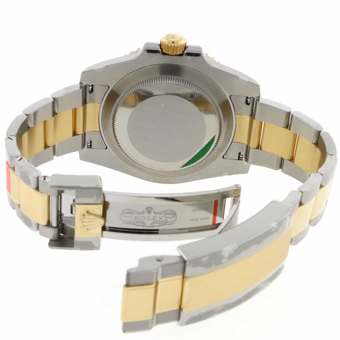 Rolex Submariner 2-Tone 18K Yellow Gold/Stainless Steel Black Ceramic Bezel Automatic Mens Oyster Watch 116613 Box & Papers - Image 6