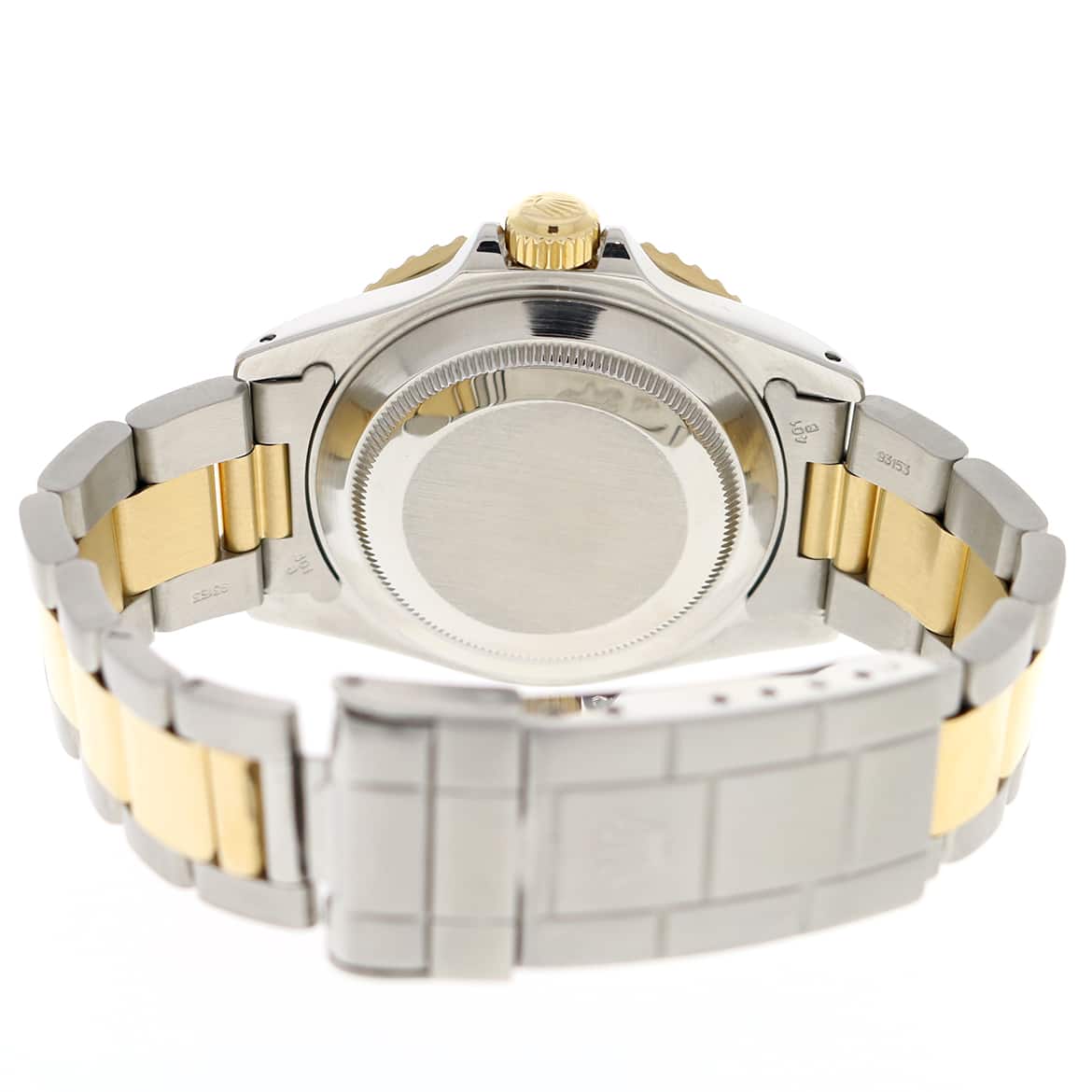 Rolex Submariner 2-Tone 18K Yellow Gold/Stainless Steel Black Dial 40MM Automatic Mens Oyster Watch 16613 - Image 8