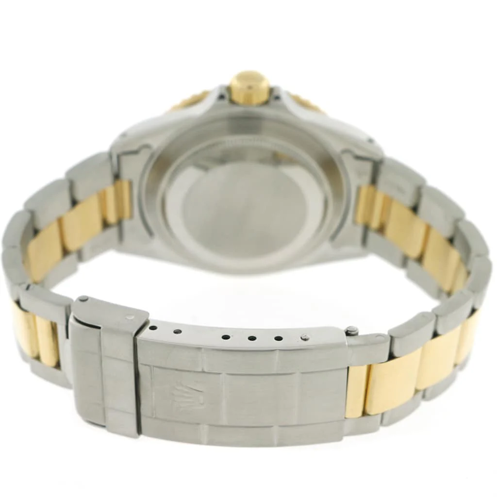 Rolex Submariner 2-Tone 18K Yellow Gold/Stainless Steel Blue Bezel & Dial Mens Oyster Watch 16613 - Image 7