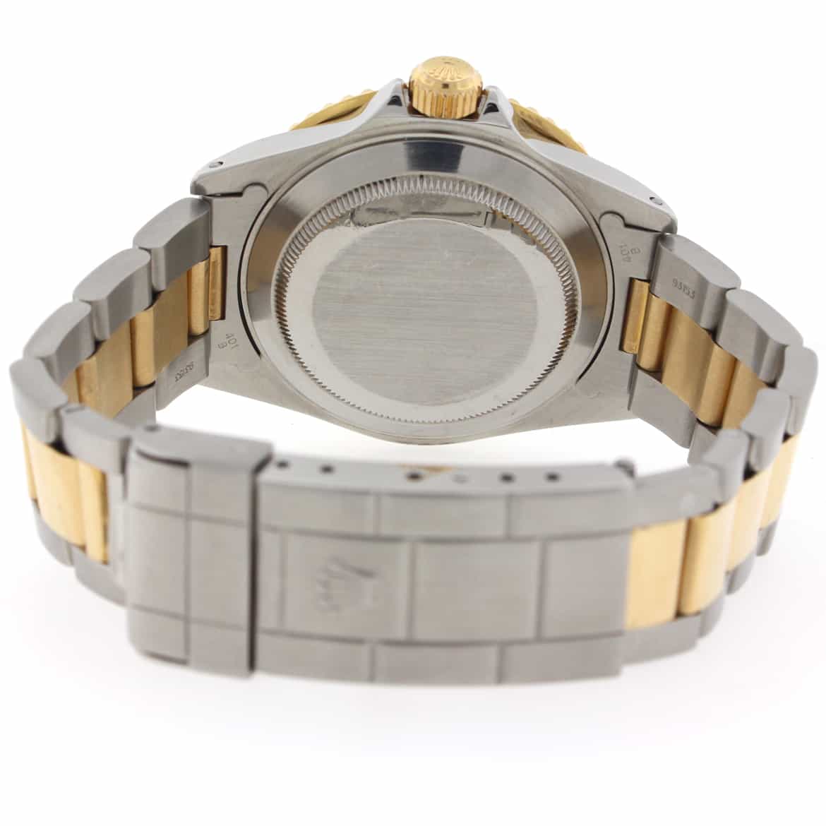 Rolex Submariner 2-Tone 18K Yellow Gold/Stainless Steel Blue Bezel & Dial Mens Oyster Watch 16613 - Image 6