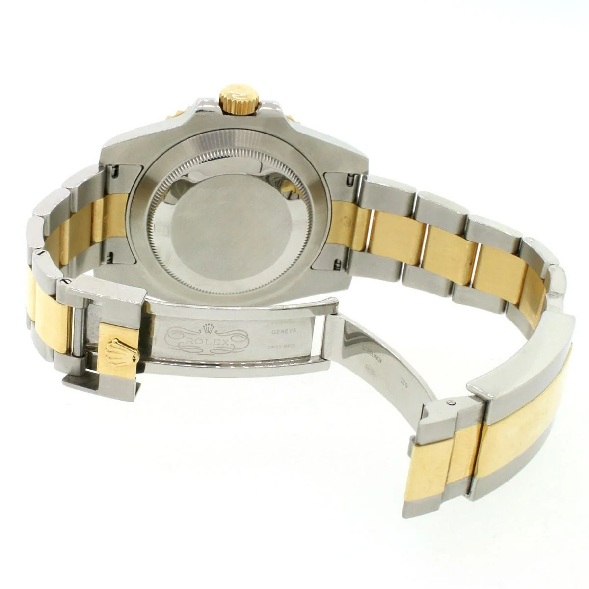 Rolex Submariner 2-Tone Blue Ceramic Bezel & Dial Oyster Watch Box Papers - Image 6