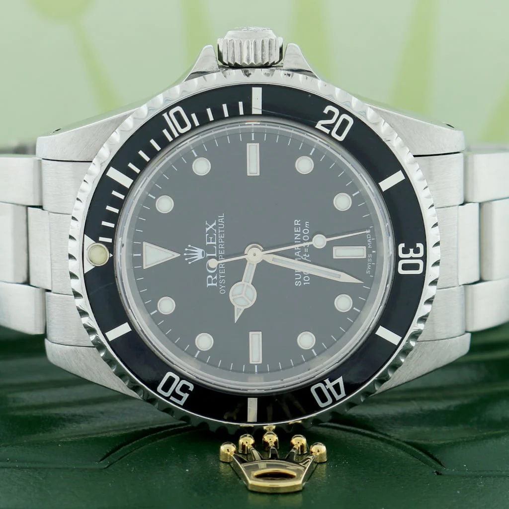 Rolex Submariner 40MM Black Dial Automatic Stainless Steel Oyster Mens Watch 14060 - Image 2