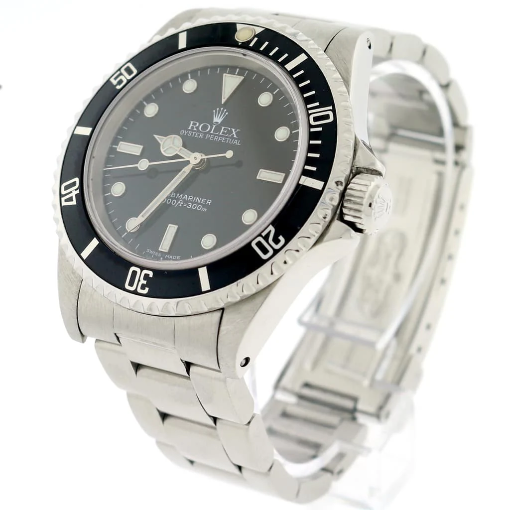Rolex Submariner 40MM Black Dial Automatic Stainless Steel Oyster Mens Watch 14060 - Image 3