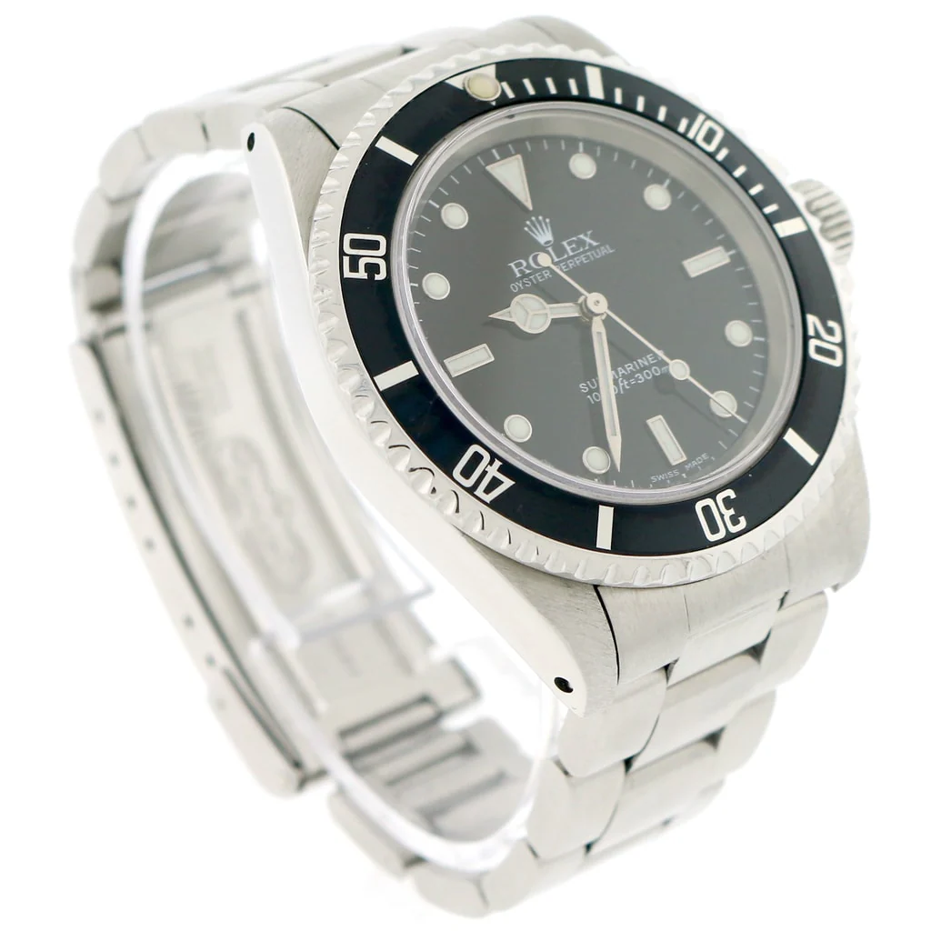 Rolex Submariner 40MM Black Dial Automatic Stainless Steel Oyster Mens Watch 14060 - Image 4