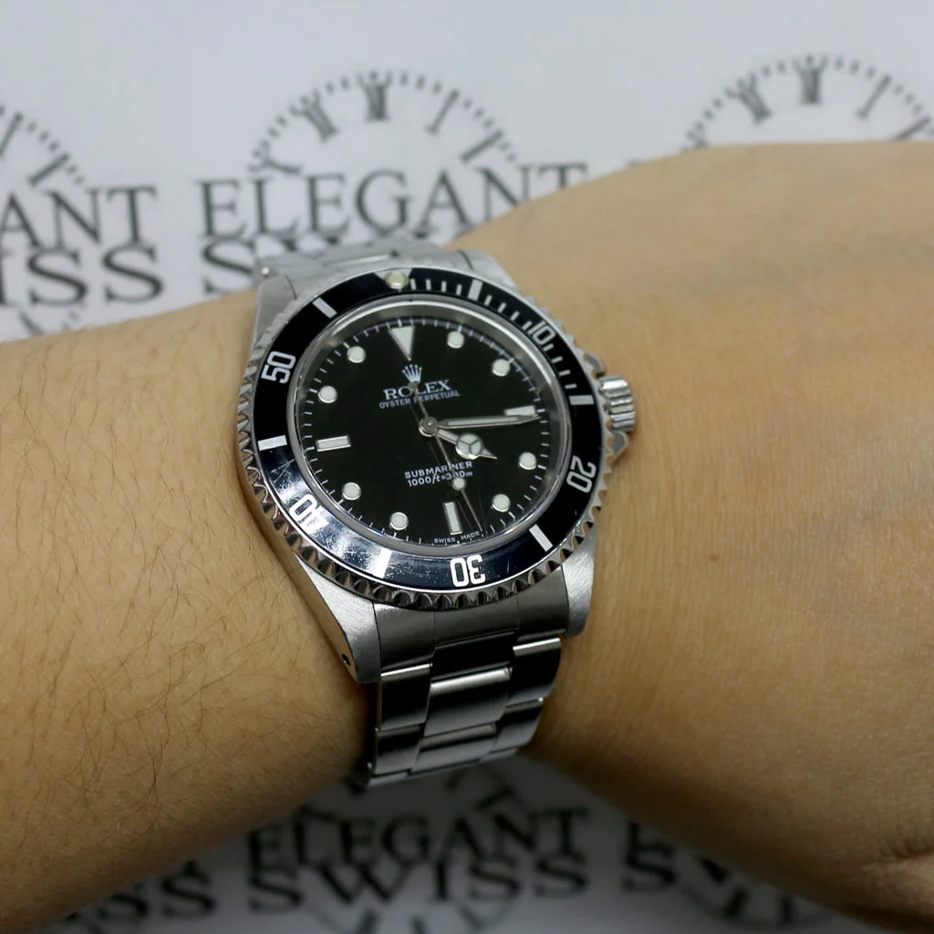 Rolex Submariner 40MM Black Dial Automatic Stainless Steel Oyster Mens Watch 14060 - Image 6
