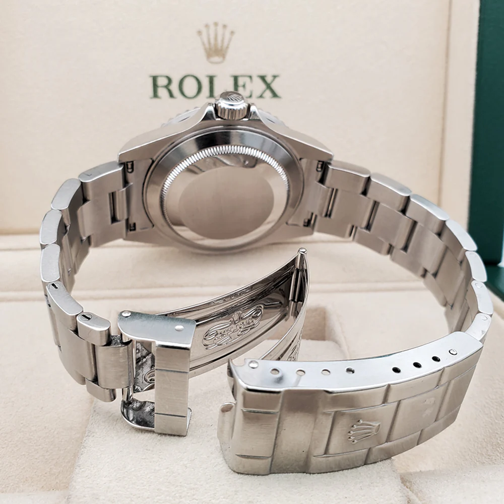 Rolex Submariner Date 40mm "Kermit" Black Dial Green Bezel Stainless Steel Watch 16610LV Box Papers - Image 6