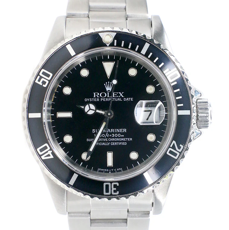 Rolex Submariner 40MM Black Dial Stainless Steel Oyster Watch/Box/Papers/16610 - Image 2