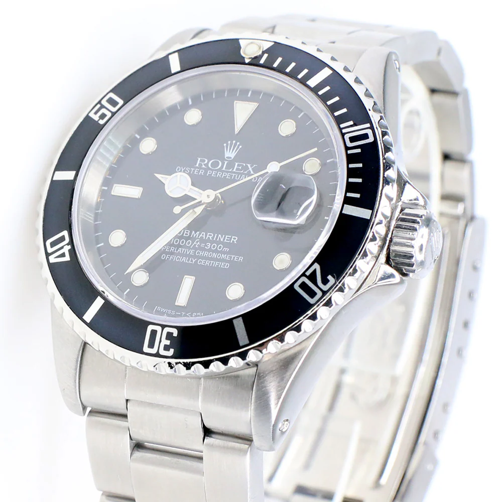 Rolex Submariner 40MM Black Dial Stainless Steel Oyster Watch/Box/Papers/16610 - Image 5