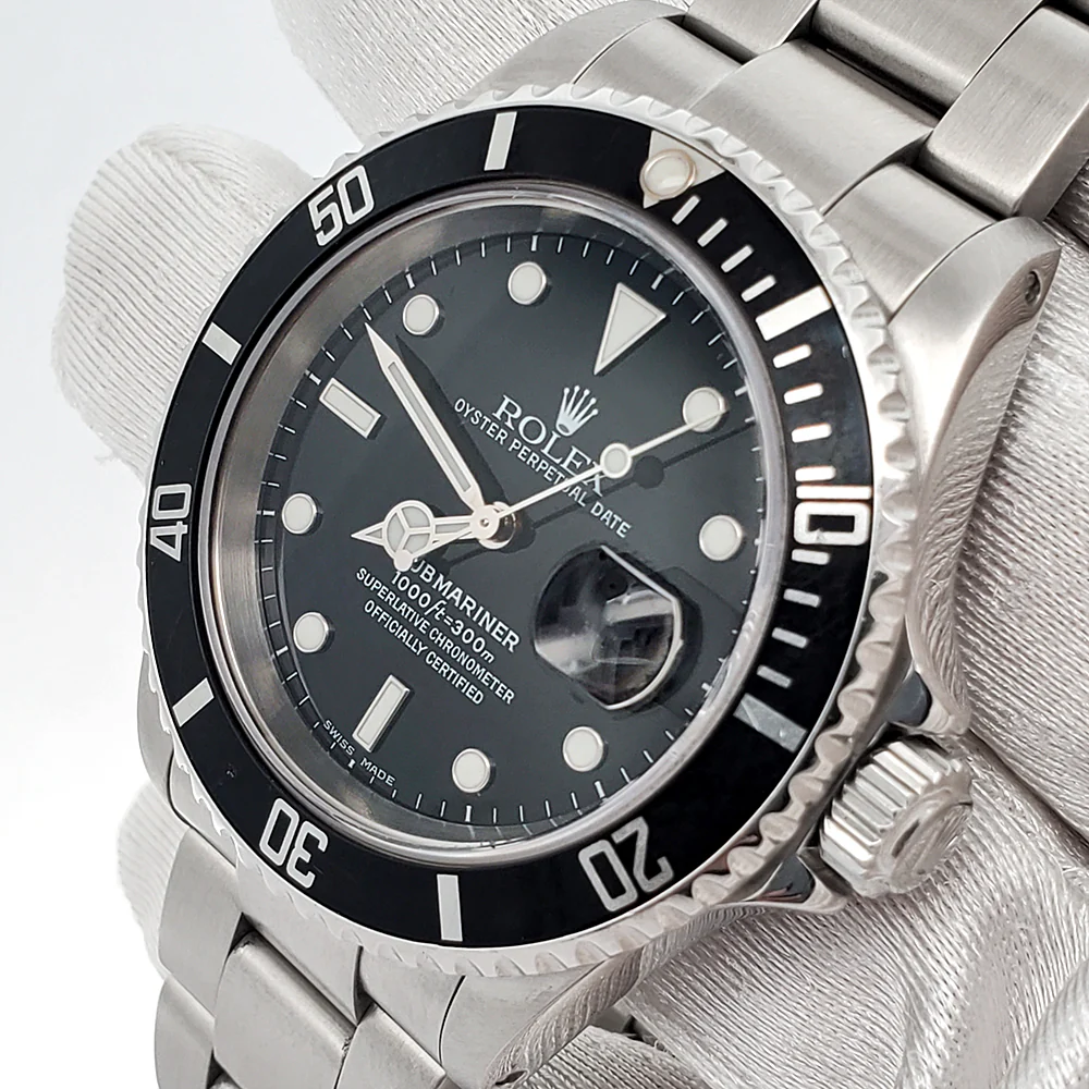 Rolex Submariner Date 16610 40mm Steel Watch Box Papers - Image 2