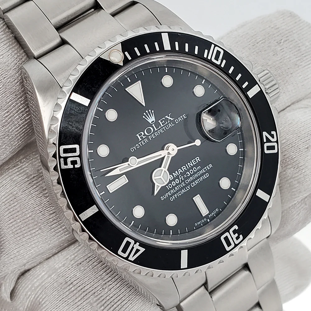 Rolex Submariner Date 16610 40mm Steel Watch Box Papers - Image 3