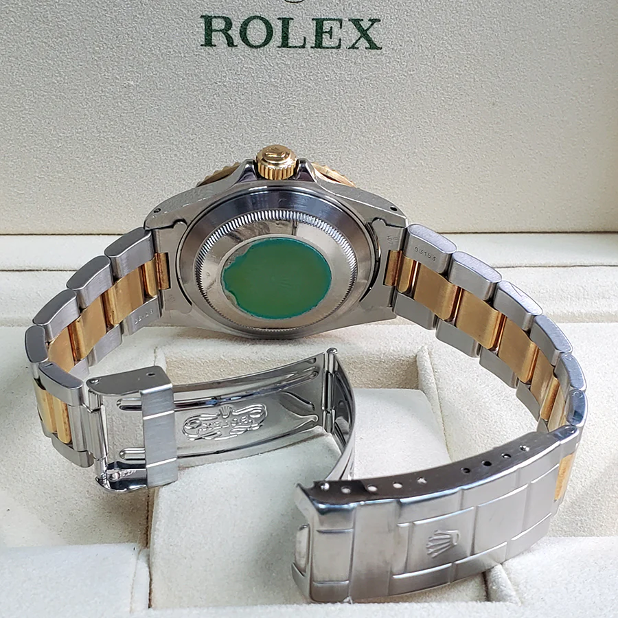 Rolex Submariner Date 16613 40mm Blue Dial Yellow Gold/Steel Watch Box Papers - Image 6