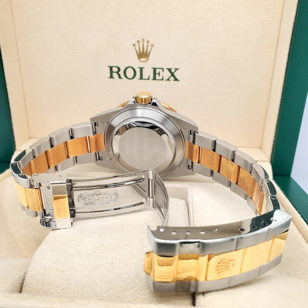 Rolex Submariner Date 16613 40mm Blue Dial Yellow Gold/Stainless Steel Watch - Image 6