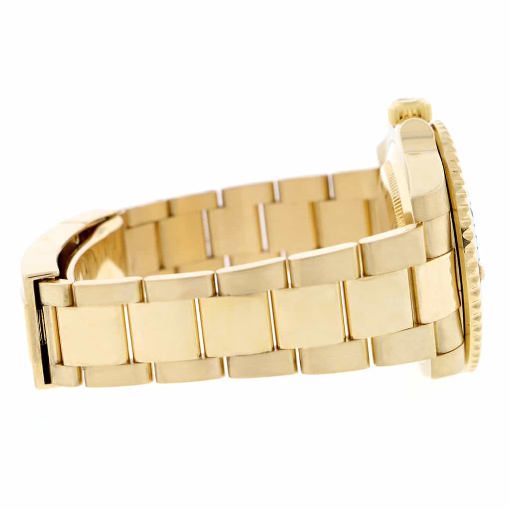 Rolex Submariner Date 18K Yellow Gold Blue Ceramic Bezel/Dial 40MM Automatic Mens Oyster Watch 116618 - Image 6