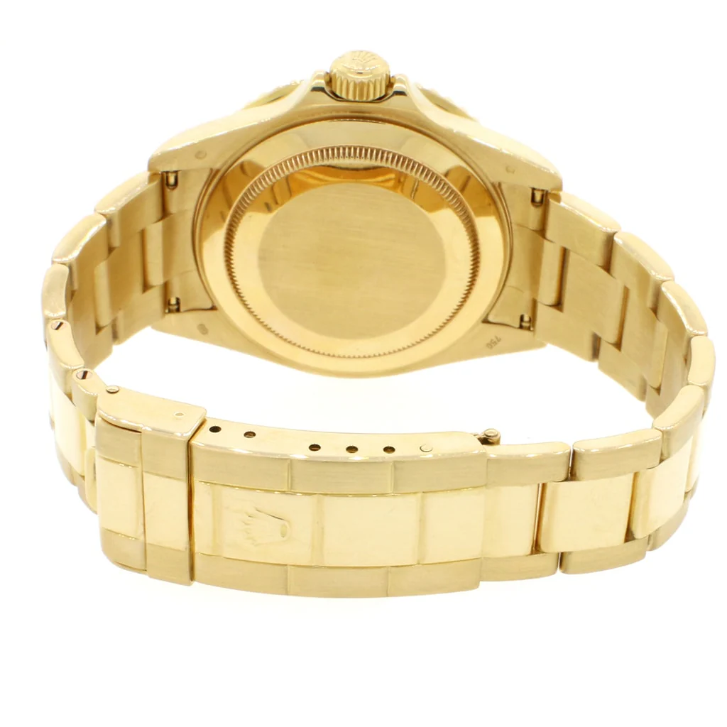 Rolex Submariner Date 18K Yellow Gold Factory Blue Dial/Bezel 40MM Automatic Oyster Mens Watch 16618 - Image 7