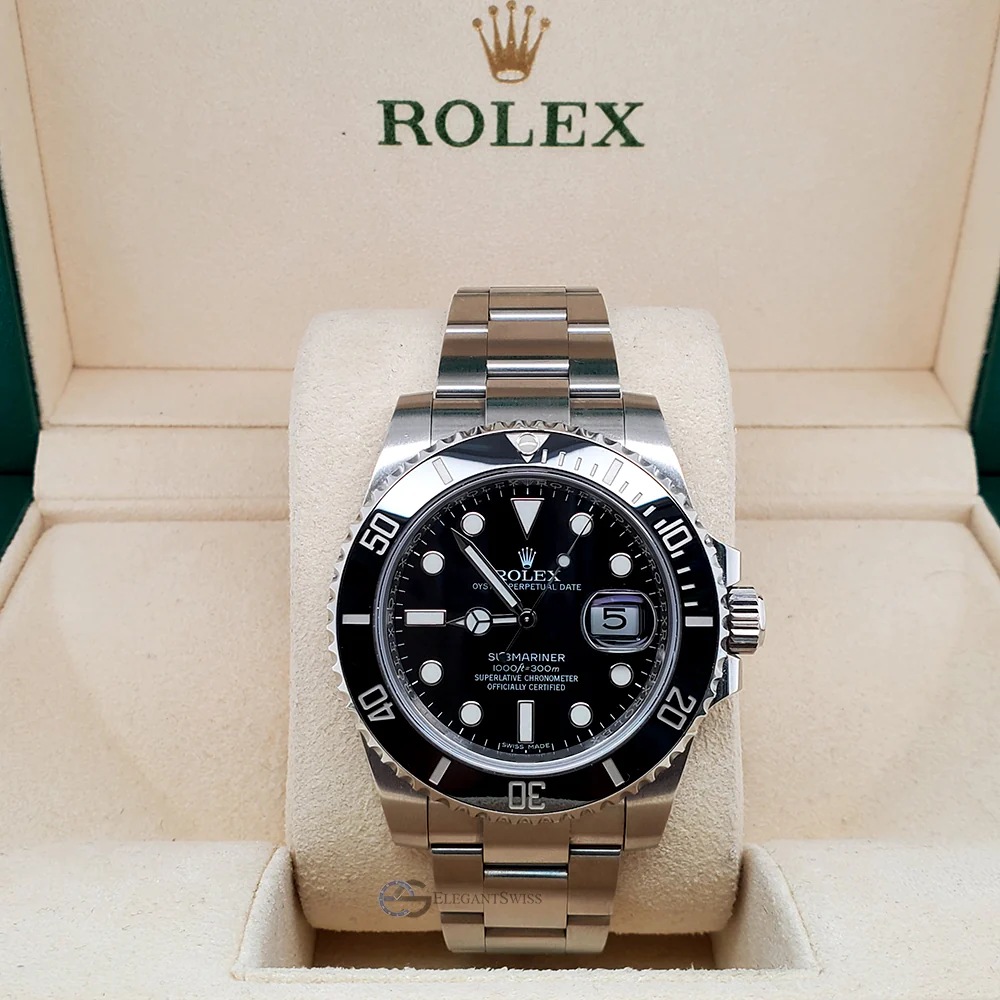 Rolex Submariner Date 40mm Black Dial Stainless Steel Watch 116610LN Box Papers - Image 3