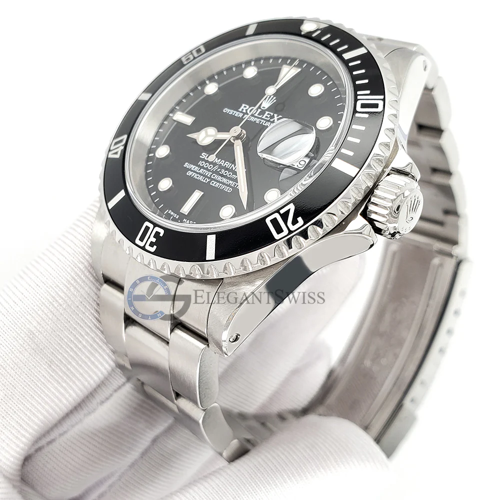 Rolex Submariner Date 40mm Black Dial Stainless Steel Watch 16610 - Image 2