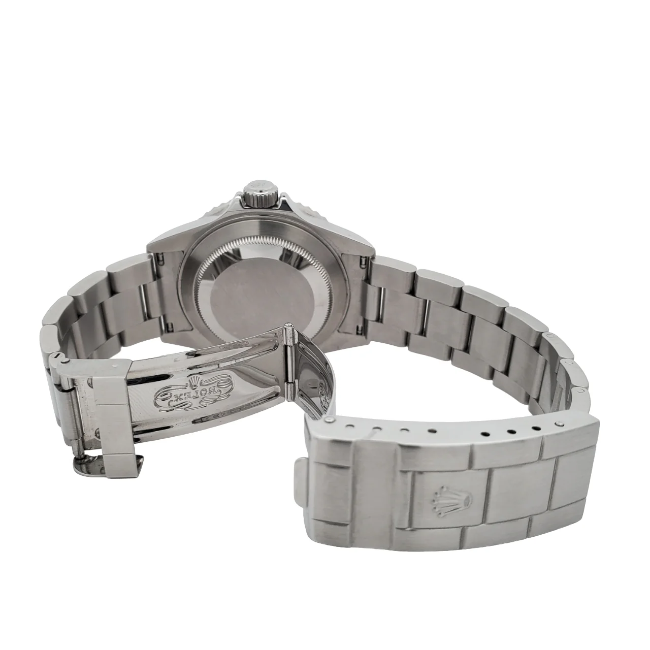 Rolex Submariner Date 40mm Black Dial Steel Watch 16610 Serviced By Rolex in 2021 Box Papers - Image 6