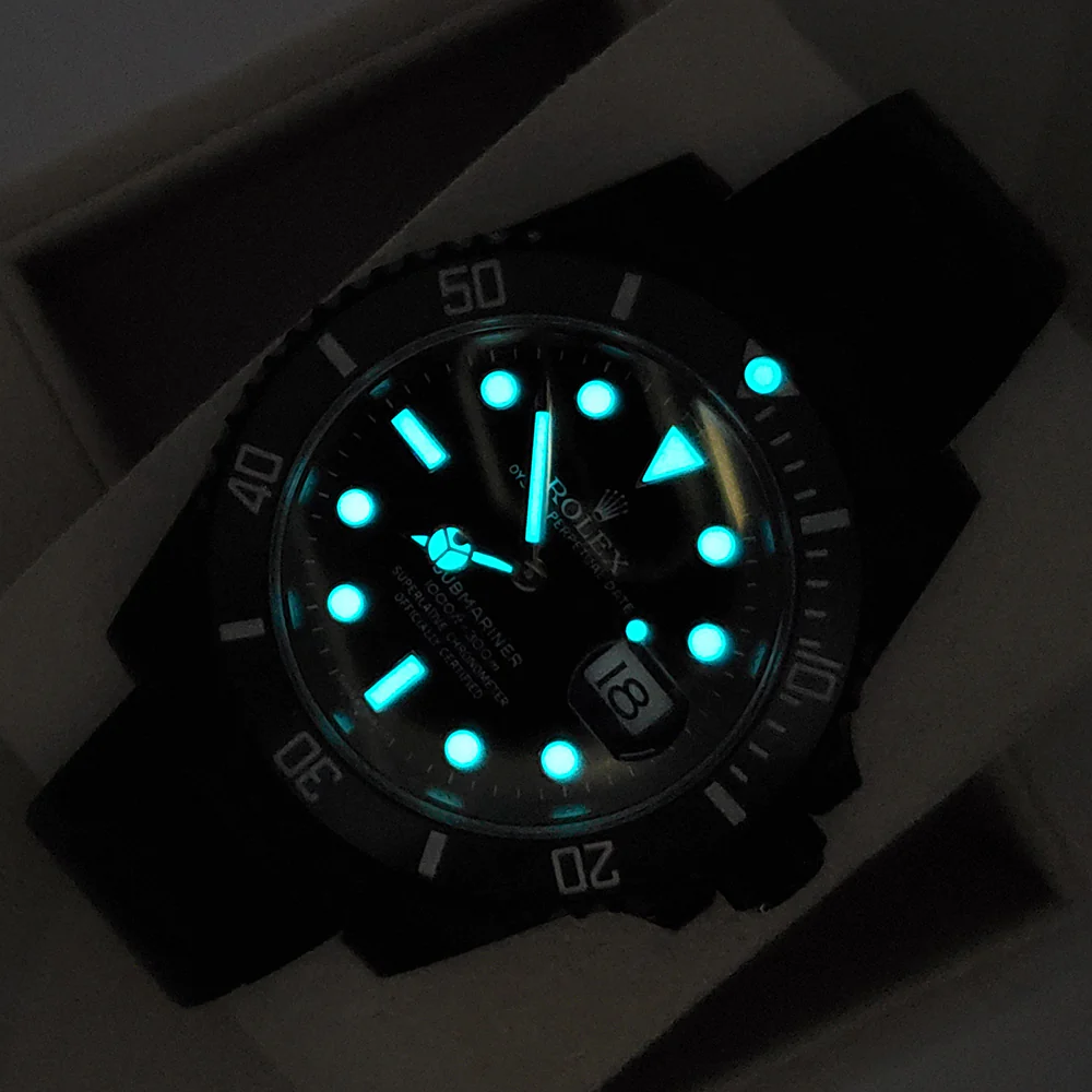 Rolex Submariner Date 40mm Black PVD Coated Watch 116610LN Box Papers - Image 4