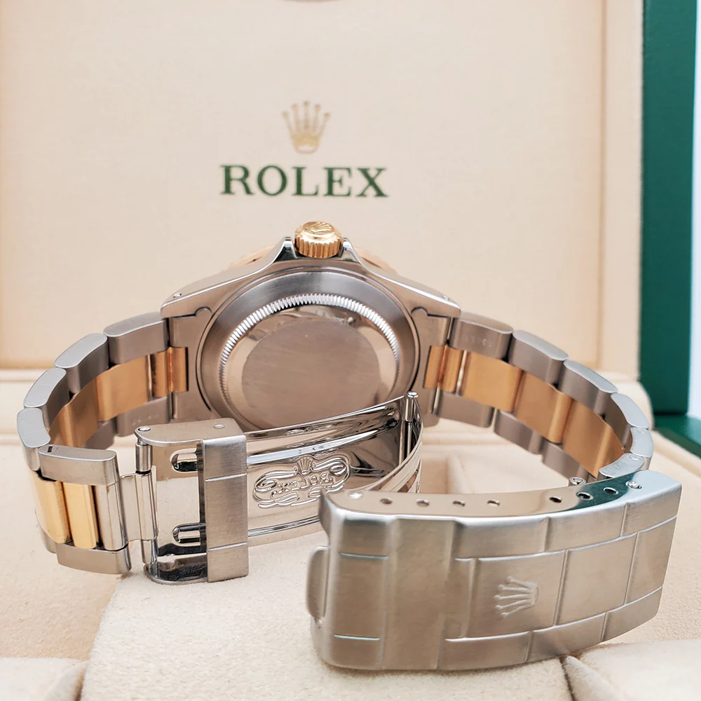 Rolex Submariner Date 40mm Blue Dial Yellow Gold/Stainless Steel Watch 16613 Box Papers - Image 7
