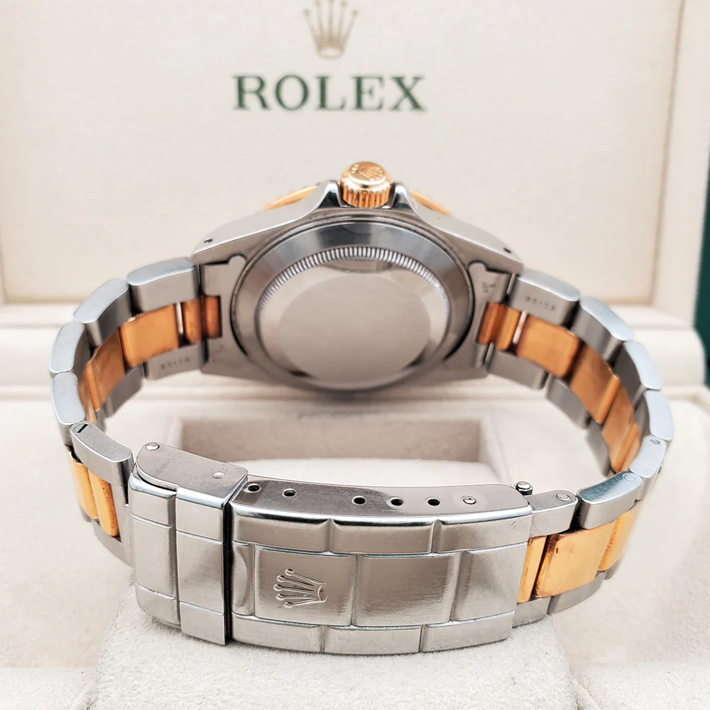 Rolex Submariner Date 40mm Blue Dial Yellow Gold/Stainless Steel Watch 16613 Box Papers - Image 5