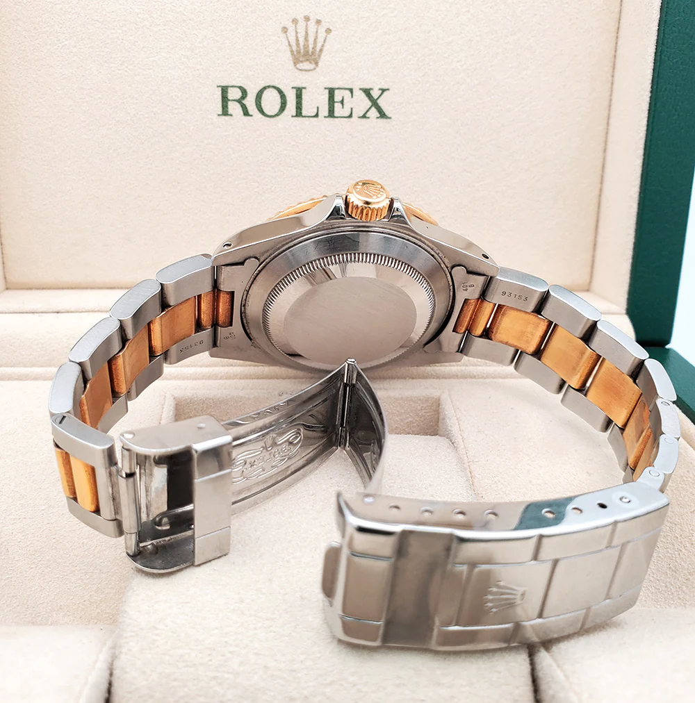 Rolex Submariner Date 40mm Blue Dial Yellow Gold/Stainless Steel Watch 16613 Box Papers - Image 6