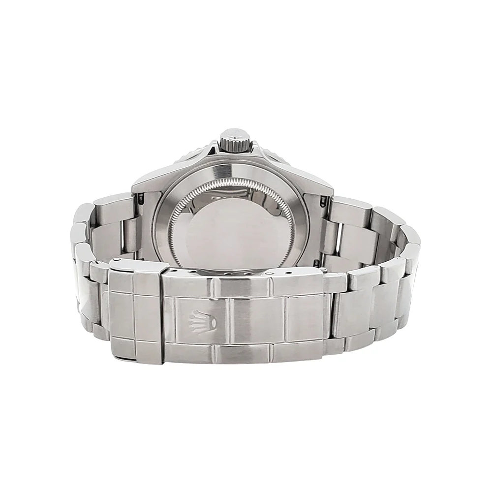 Rolex Submariner Date 40mm Engraved Rehaut Steel Watch 16610 Box Papers - Image 6