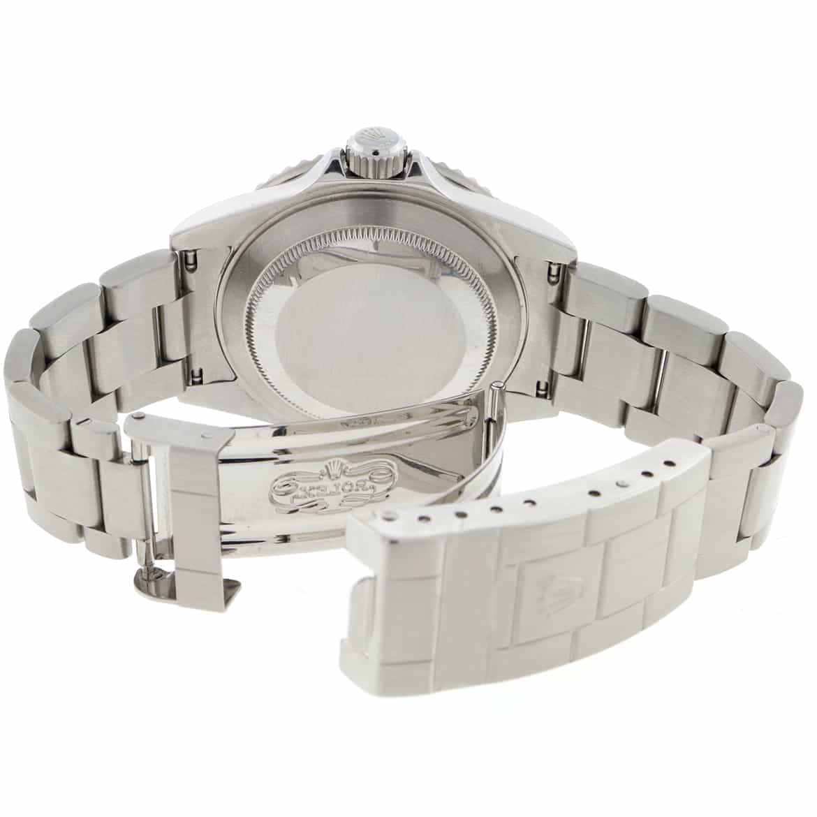Rolex Submariner Date 40MM Green Bezel Automatic Stainless Steel Mens Oyster Watch 16610 - Image 9