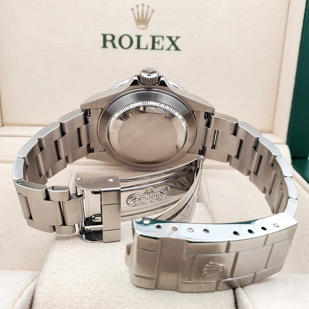 Rolex Submariner Date 40mm "Kermit" Black Green Bezel Steel Watch 16610LV Box Papers - Image 6