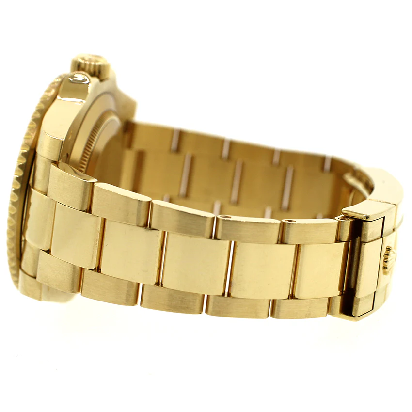 Rolex Submariner Date 40mm Yellow Gold Blue Ceramic Bezel/Dial Watch 116618 - Image 4