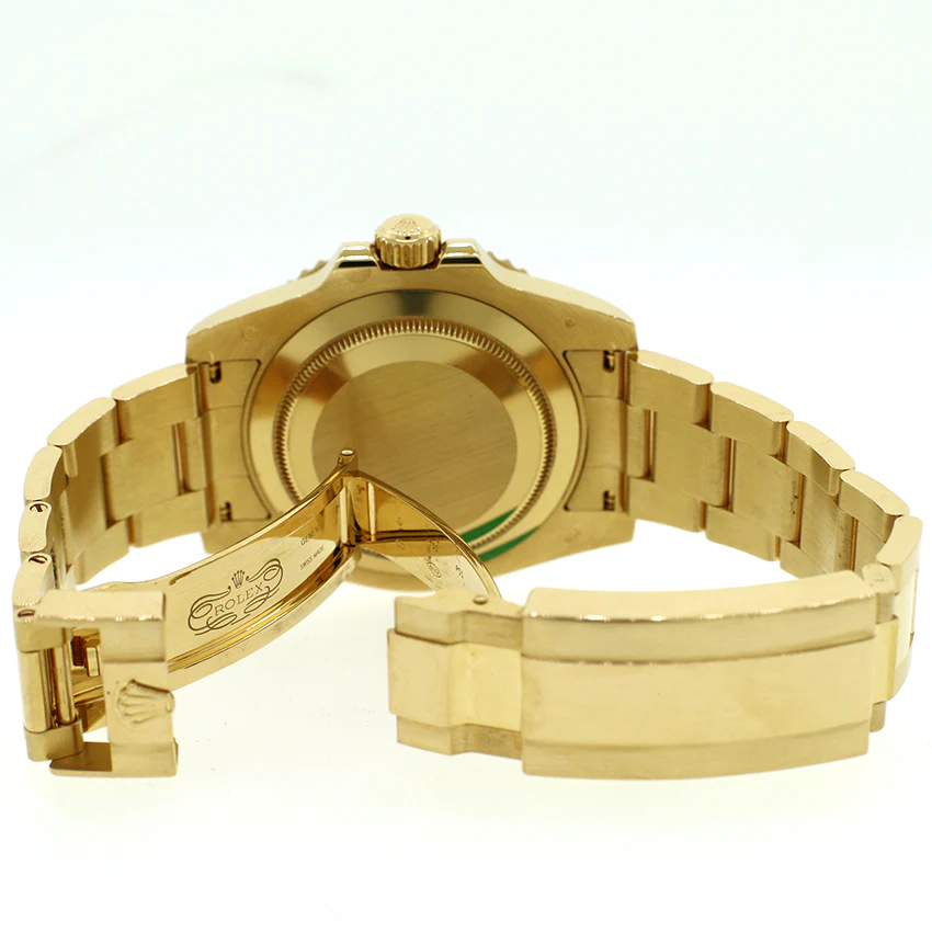 Rolex Submariner Date 40mm Yellow Gold Blue Ceramic Bezel/Dial Watch 116618 - Image 6