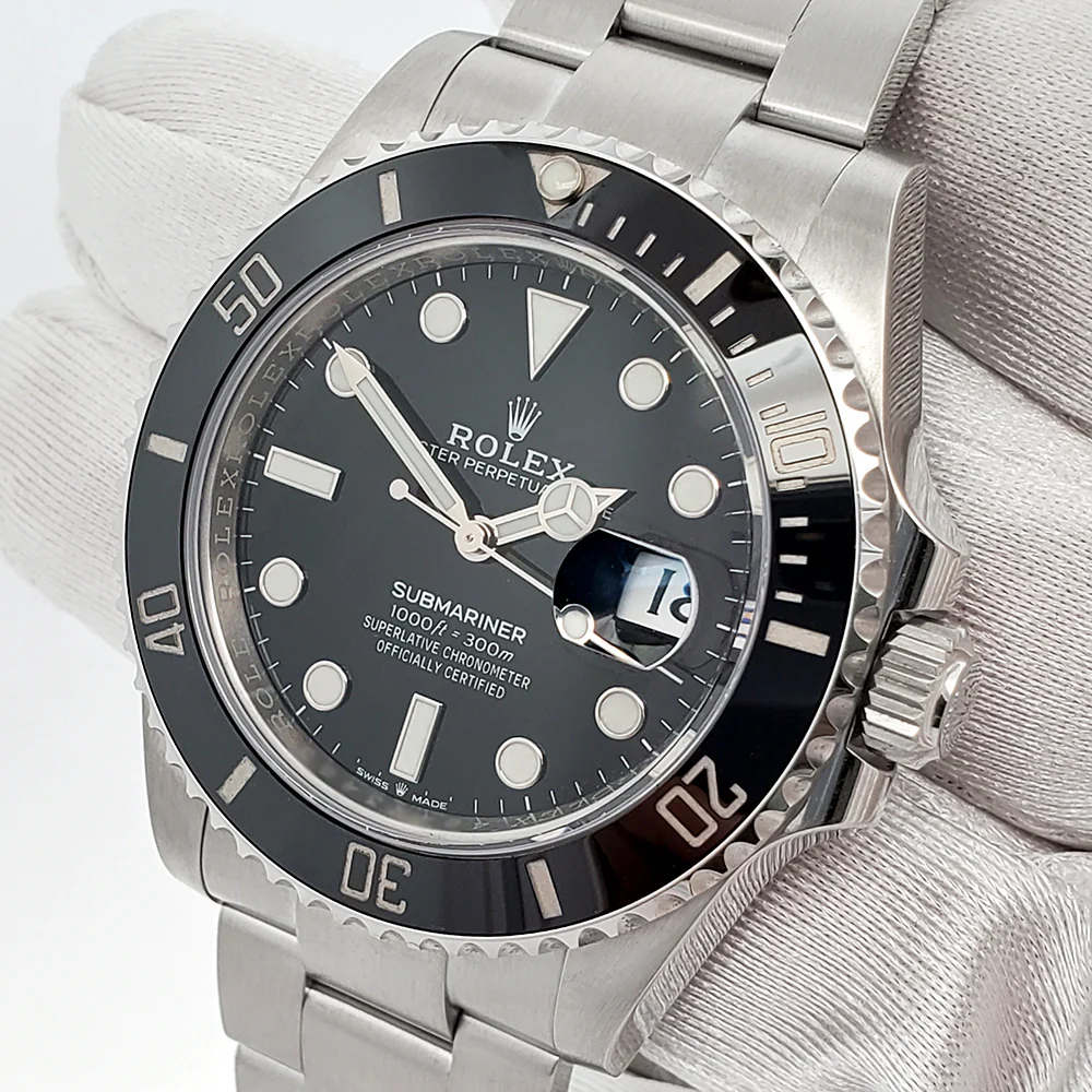 Rolex Submariner Date 41mm Black Dial Cerachrom Bezel Steel Watch 126610LN Box Papers - Image 2