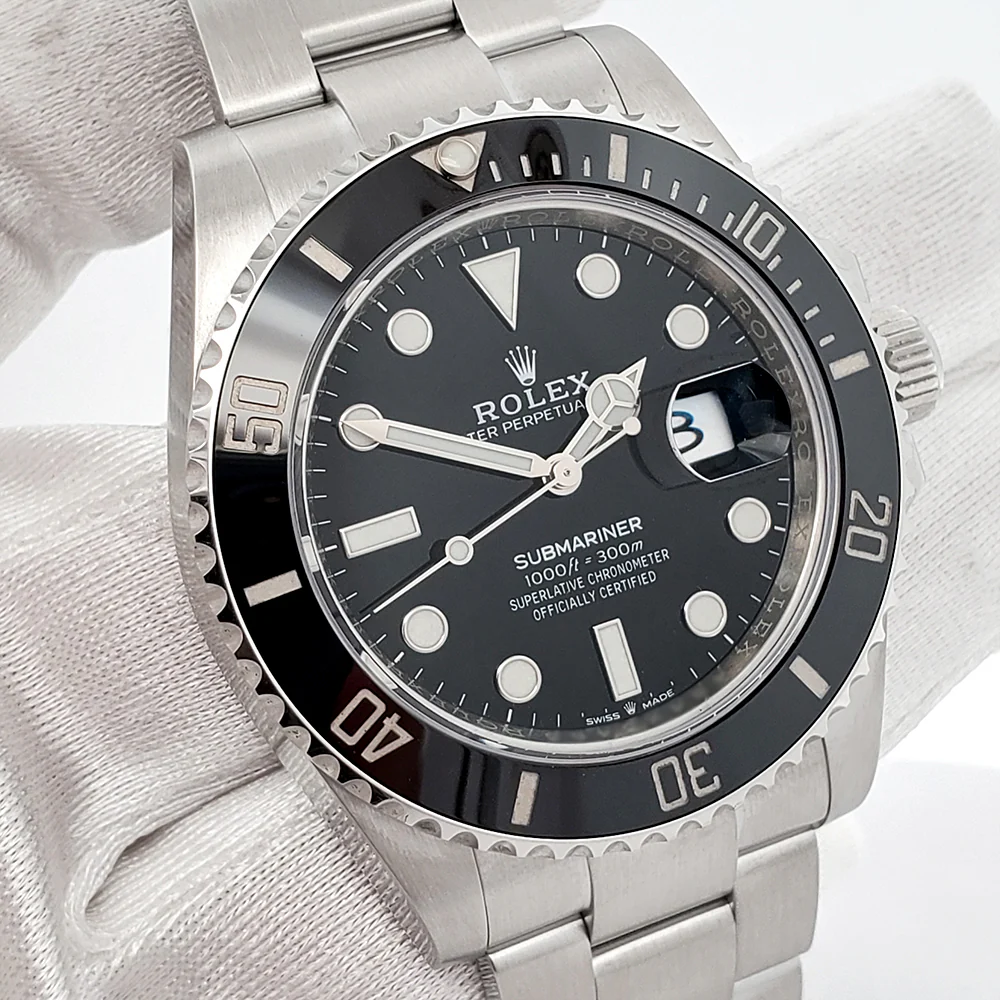 Rolex Submariner Date 41mm Black Dial Cerachrom Bezel Steel Watch 126610LN Box Papers - Image 3