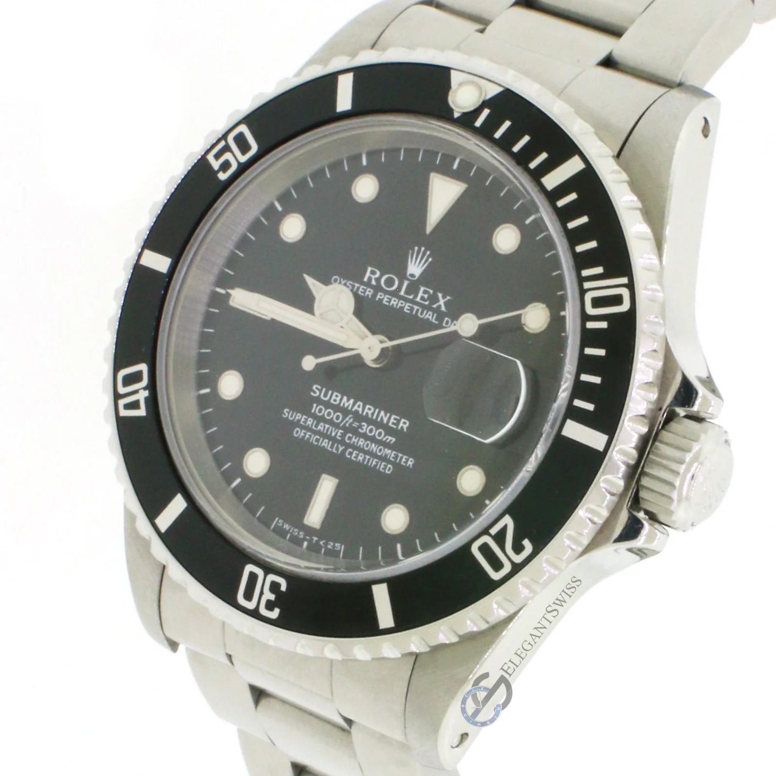 Rolex Submariner Date Black Dial 40MM Stainless Steel Oyster Mens Watch - Image 3
