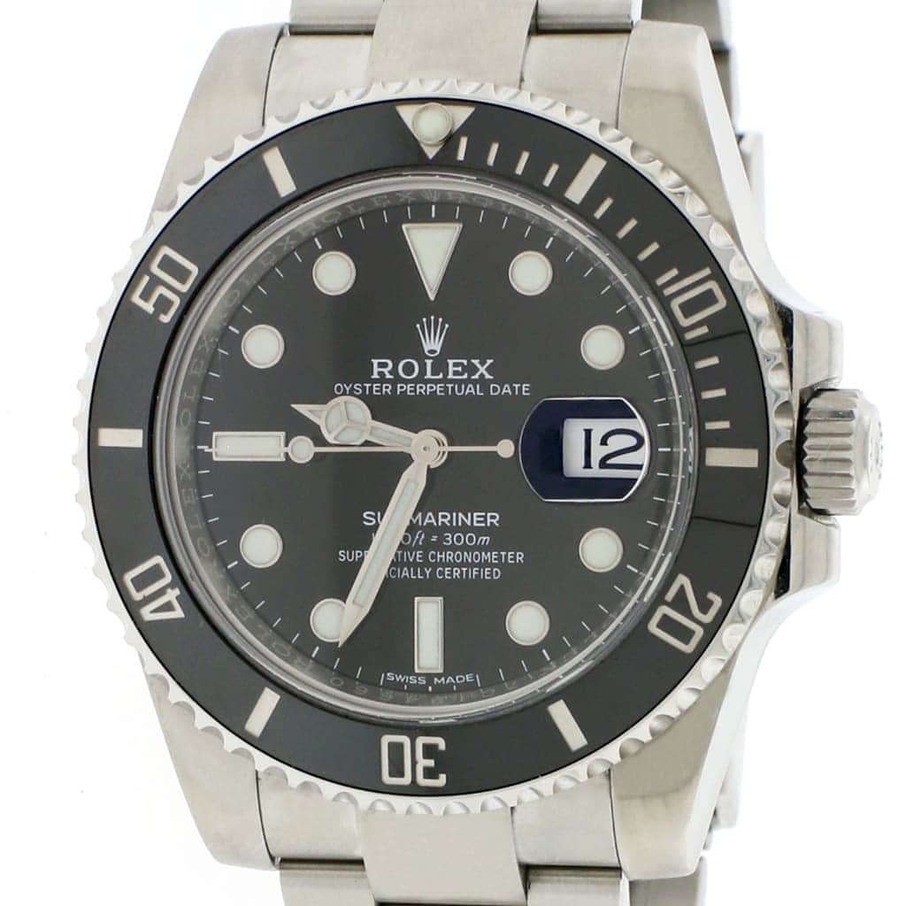 Rolex Submariner Date Ceramic Bezel Black Dial 40MM Automatic Stainless Steel Mens Oyster Watch 116610 - Image 5